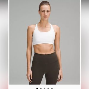 Lululemon energy bra white size 8